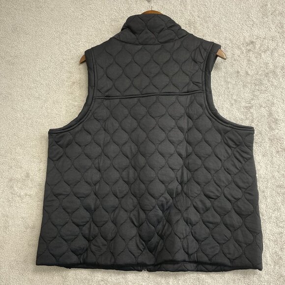 NEW Kirkland Signature Women's XXL Quilted Vest Black 2-Way Stretch Full Zip - Picture 6 of 11